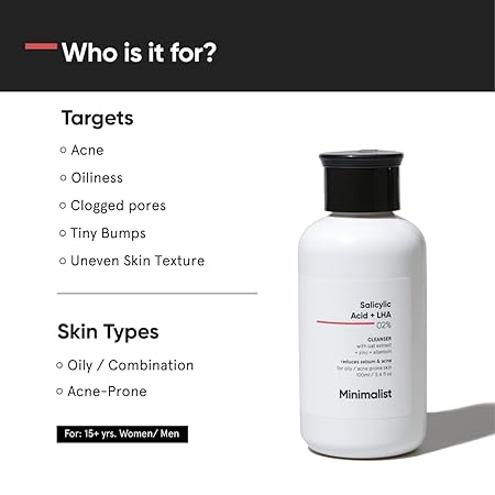 Minimalist Anti-Acne Salicylic Acid 2% Face Wash - Image 3